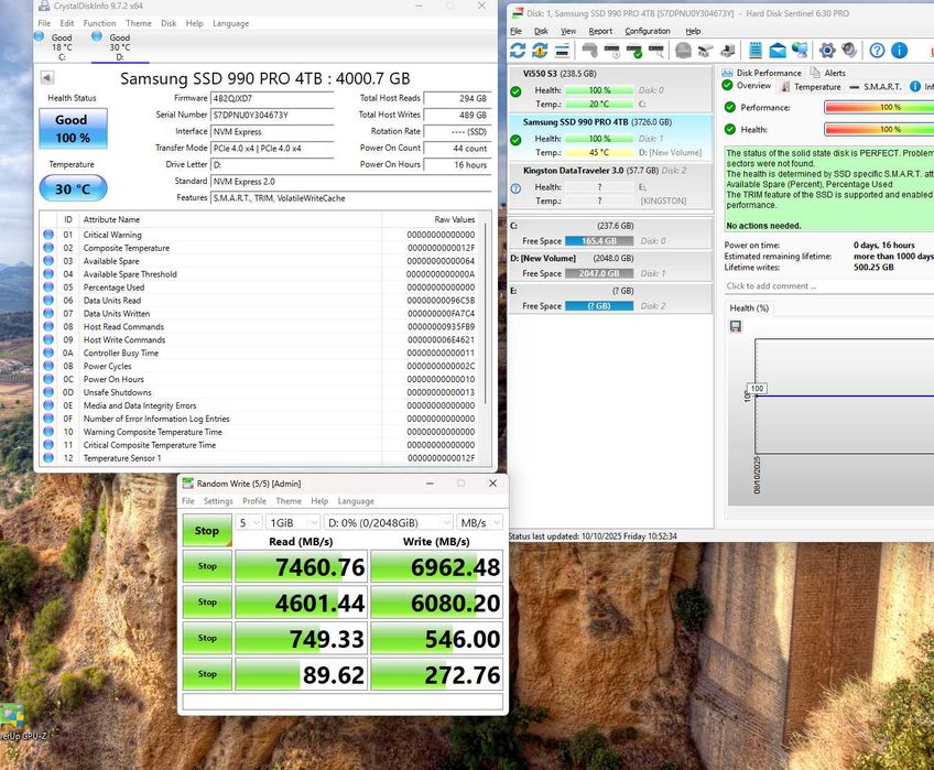 НОВО ! (SSD) Samsung 990 PRO 4TB, PCIe Gen 4.0 x4, NVMe, M.2