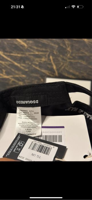 Sapca dsquared2 originala /autentica