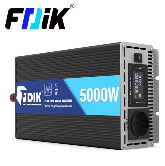 Invertor Sinus Pur FDYK 5000W/12Vcc sau 24Vcc ~220Vca