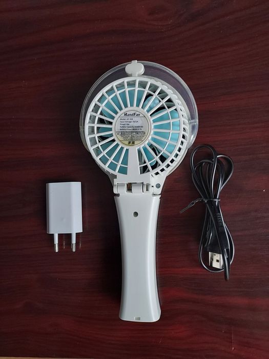 Ventilator de mana rgb cu acumulator