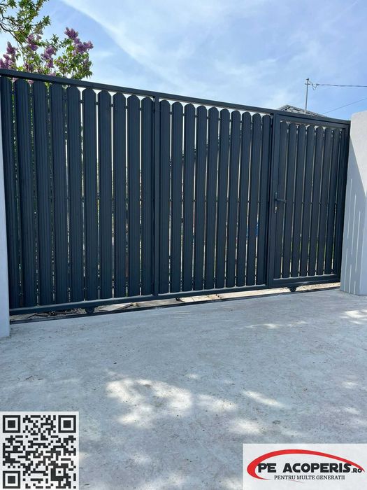 Sipca metalica pentru gard si porti, montaj rapid, posibil si in Rate