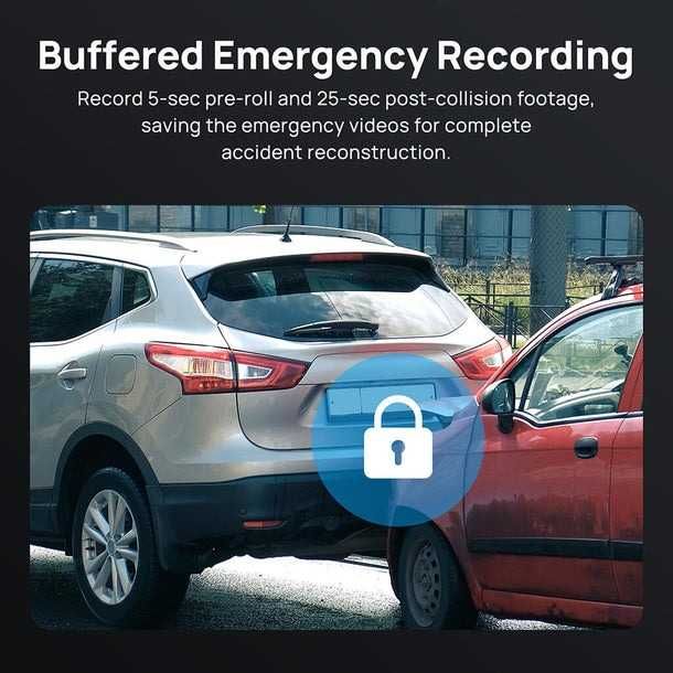 Видеорегистратор 70mai Dash Cam A510 предна и задна камера