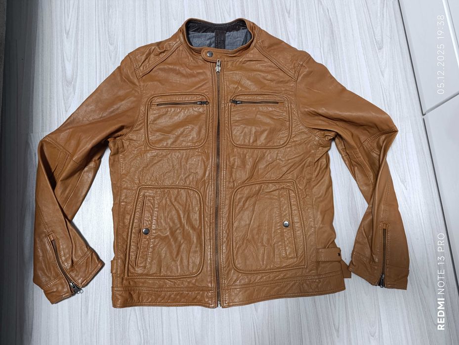 MARIO CONTI''оригинално мъжко кожено яке М размер