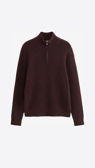 Camel-Active- ХЛ бордо quater zip