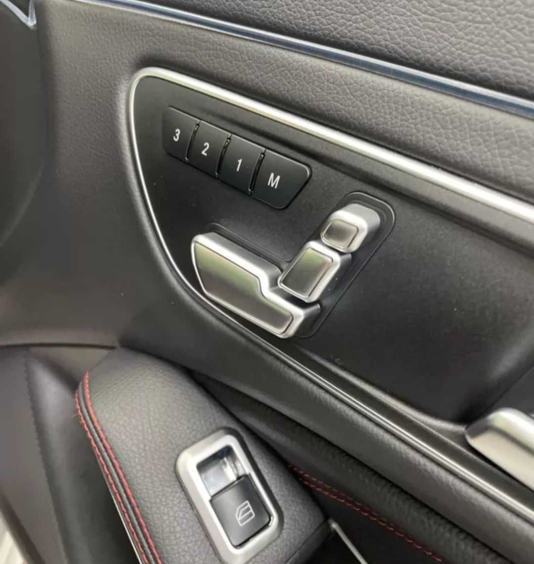 Стикери за бутоните за регулиране на седалките за Мерцедес Mercedes