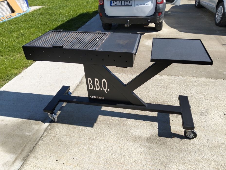 Sobă rachetă, grătare de grădină, disc