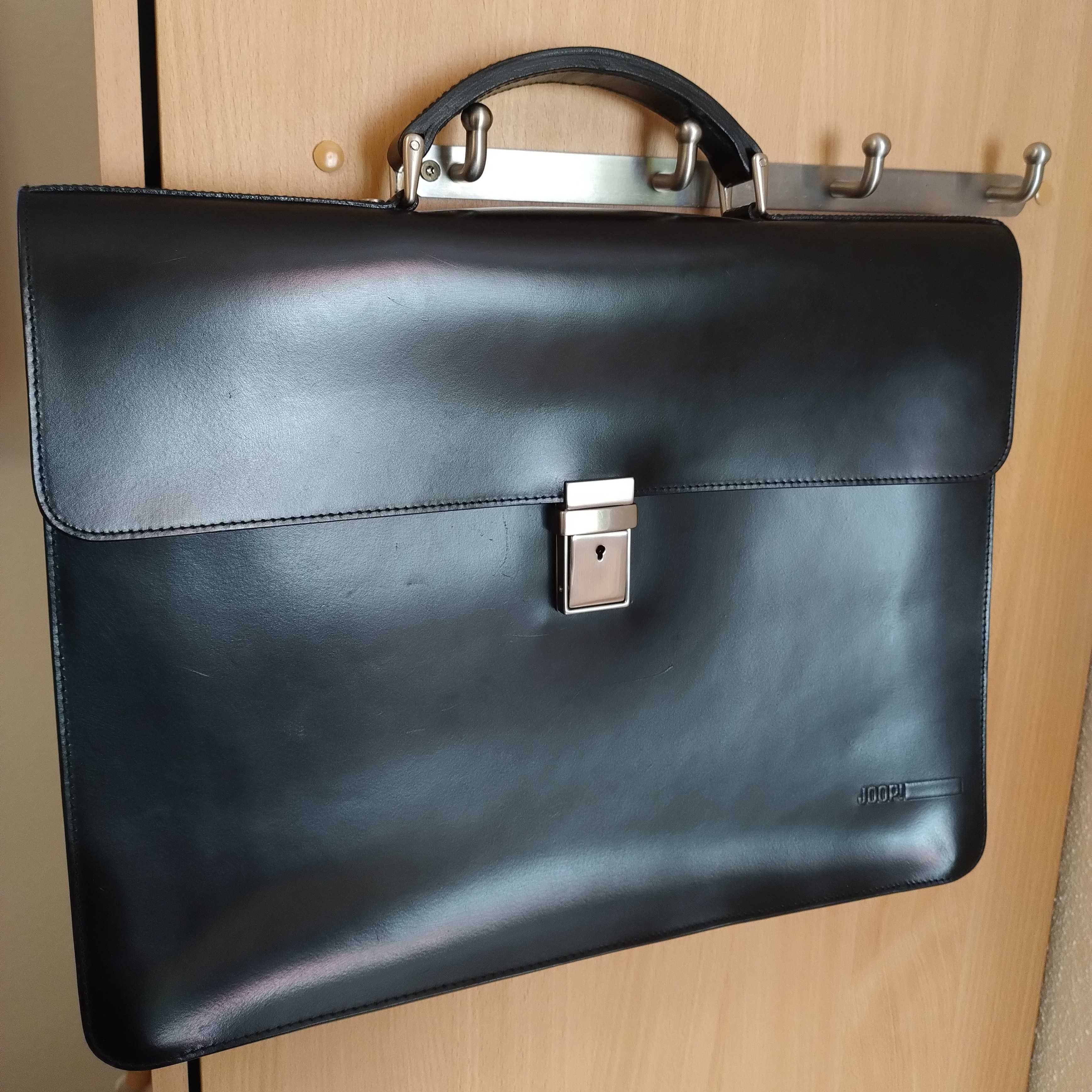 Noua servietă deluxe - Original Joop! leather brief case - nefolosita