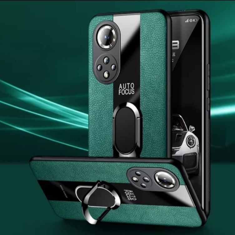 Huawei Nova Y70 Y90 Nova 9 SE 8i P50 Pro /PORSCHE Кожен кейс с пръстен