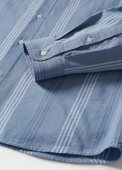 Cămașă slim fit cu dungi - MANGO - Nou cu eticheta