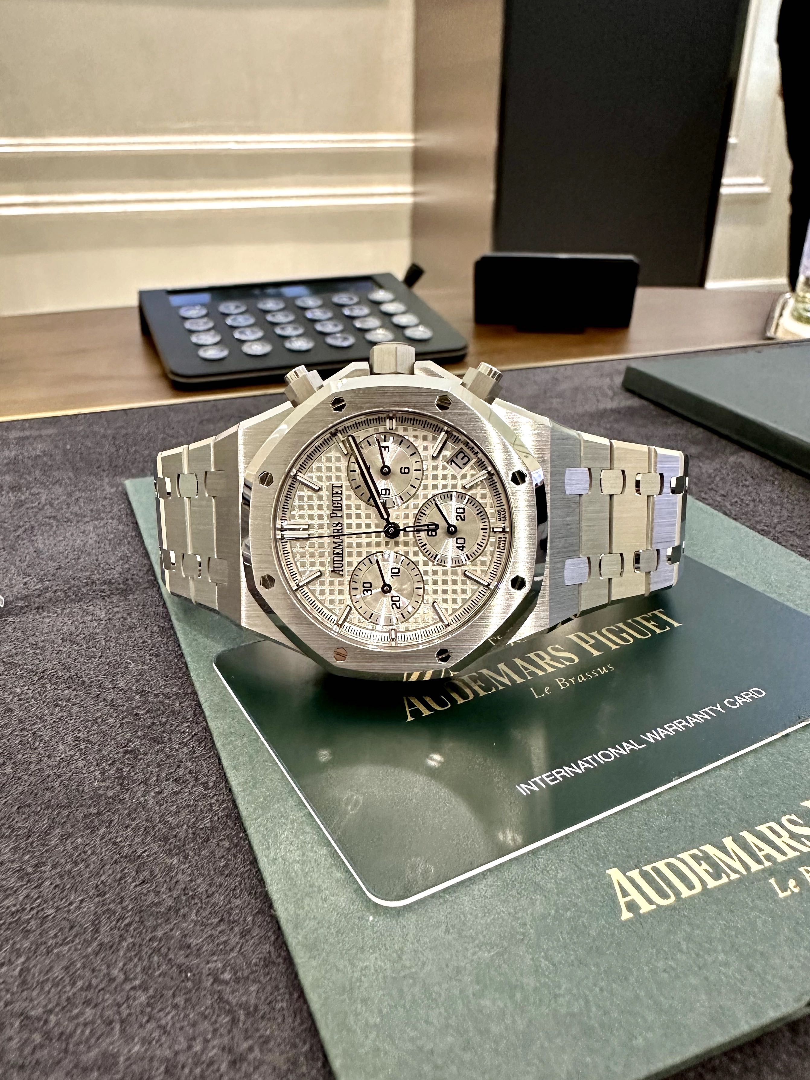 NEW Audemars Piguet Royal Oak Chronograph 41 mm 50TH ANNIVERSARY