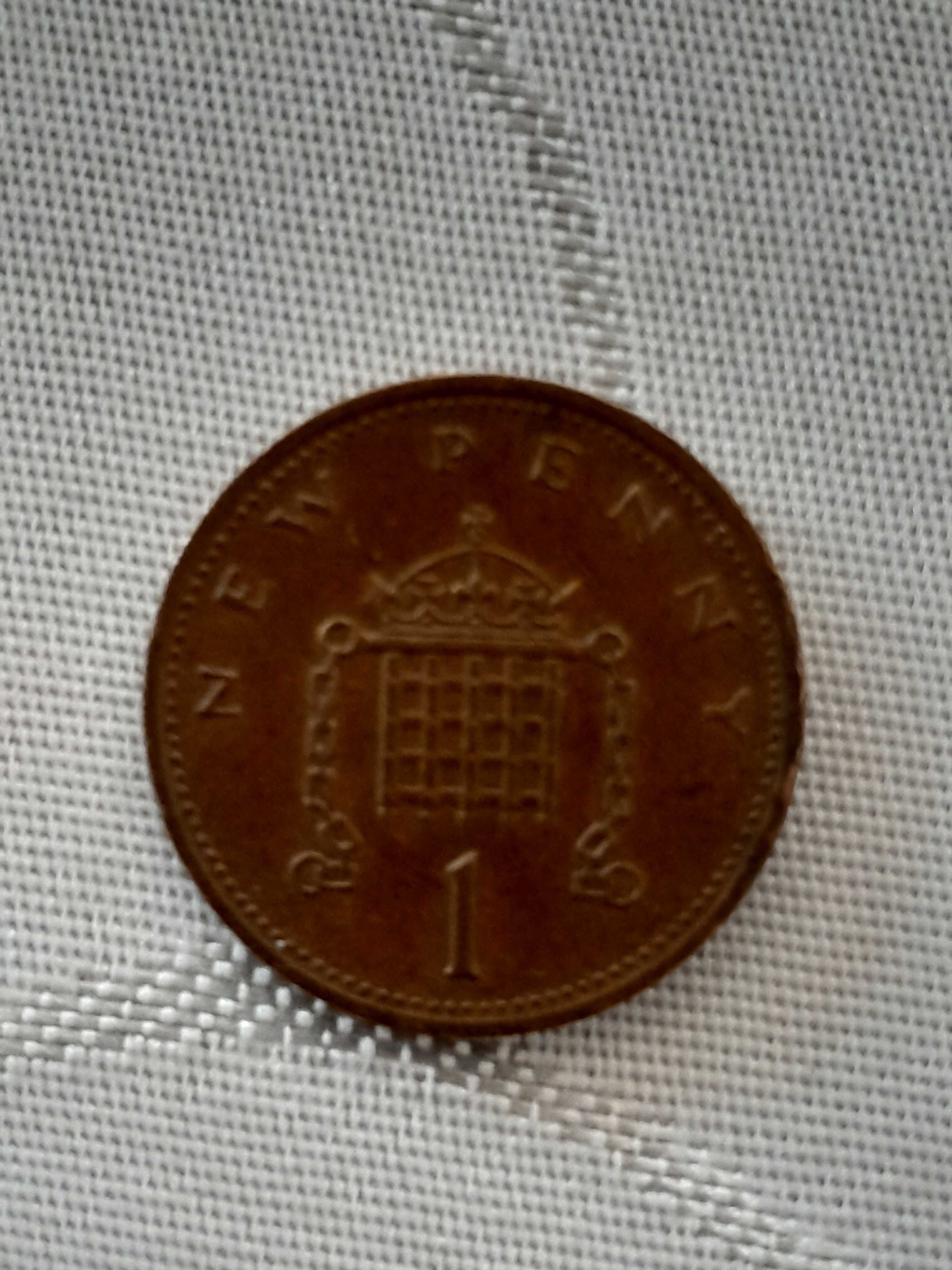 Монета-1 New Penny 1971г.