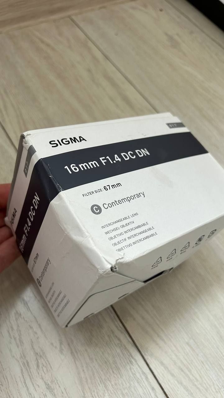 Sigma 16mm f/1.4 DC DN sony e