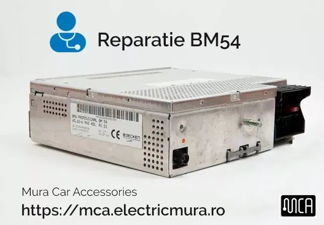 Reparatii modul radio BM54 BMW pentru E46, E38, E39, E53, E83, E85