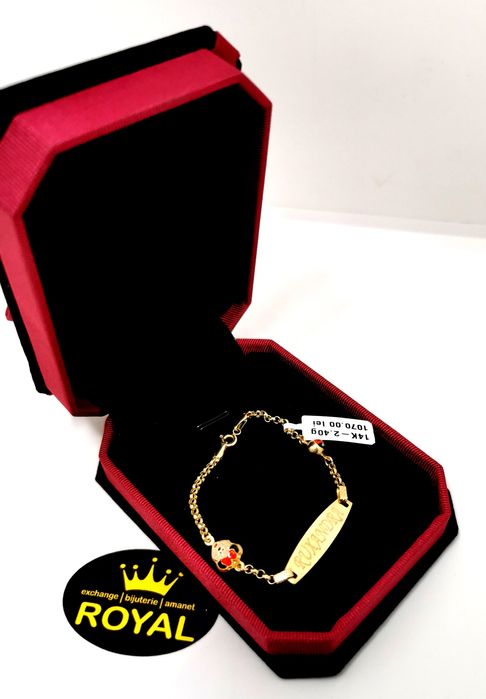 Bijuteria Royal bratara din aur 14k 2.40 gr