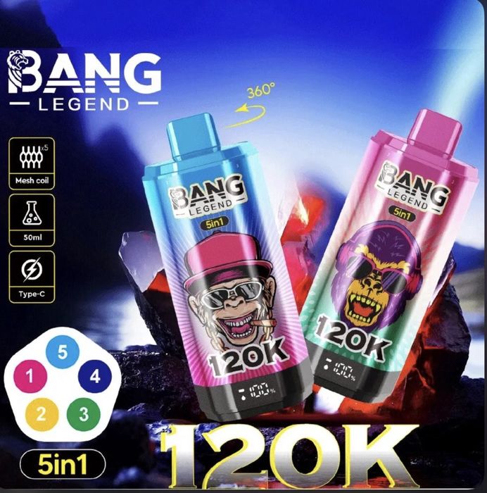 Vape Bang Legendary 120k puff / 5 in1