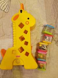 Развивающая детская игрушка - жираф. Fisher Price.
