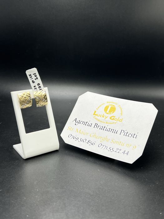 Cercei aur 14k 2.24 gr cod 22980