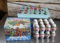 MARVEL 2008 Пълна кутия Киндер Сюрприз фигурки шоколадови яйца 24 бр.