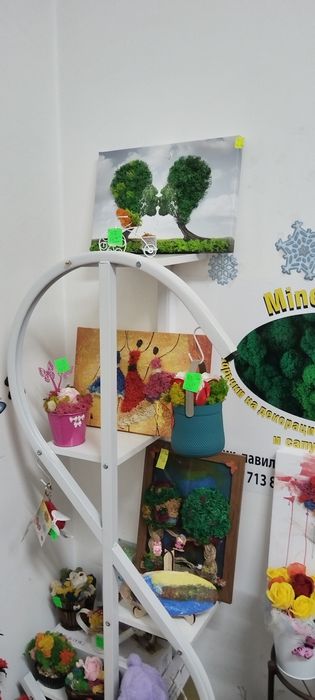 Декорации от жив скандинавски мъх