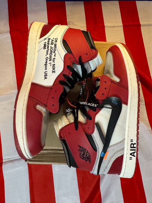 Jordan 1 Off White Chicago purtati o singura data