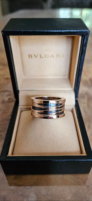 Вренд BVLGARI ZERO 1 LEGEND Z.HADID оригинал золотое кольцо 750 пробы.