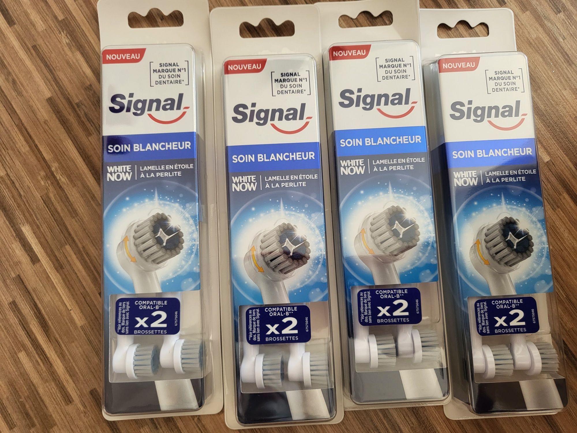 8 броя Signal сменящи се глави за електрически четки за зъби Oral B