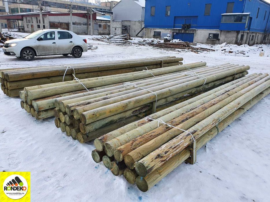 Stalpi din lemn tratat Linii Electrice, Fibra Optica, Telefonie!
