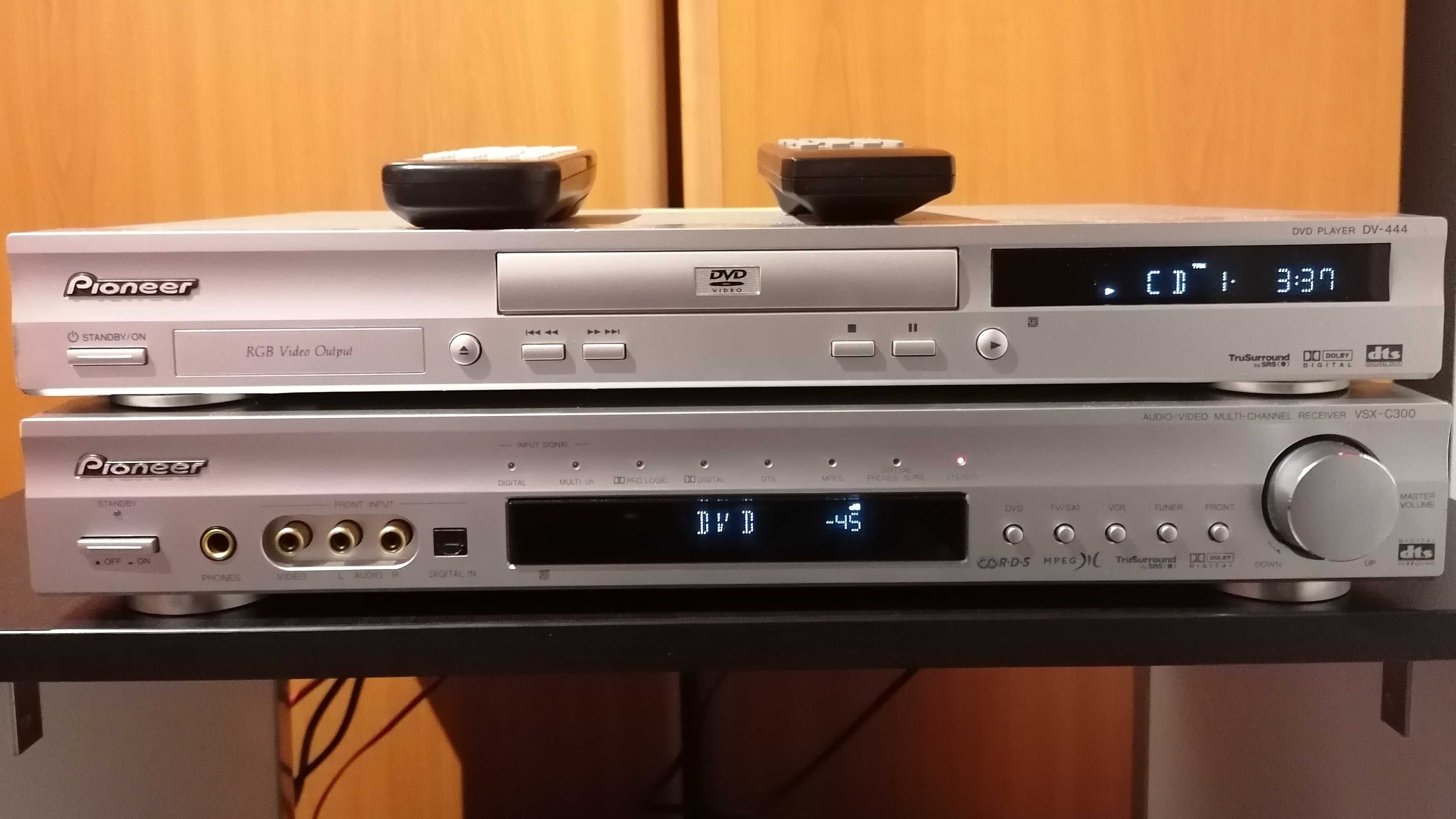 Pioneer dv 444-s + vsx c-300-s