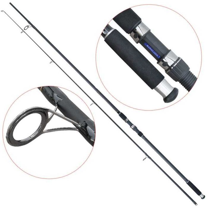 Lanseta amestec Baracuda Carp Adventure 3,60m din 2 bucati A:3 lbs.