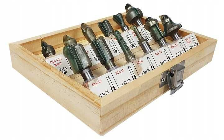 Set 12 freze lemn prindere 8mm (S10326)