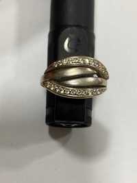 Златен пръстен Бяло злато 14 к 585