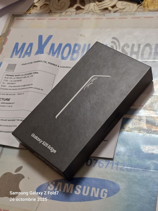 Samsung Galaxy S25 Edge -256 GB Silver / SIGILAT / Garantie