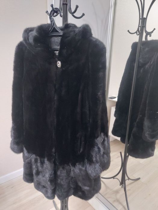Норковая шуба бу