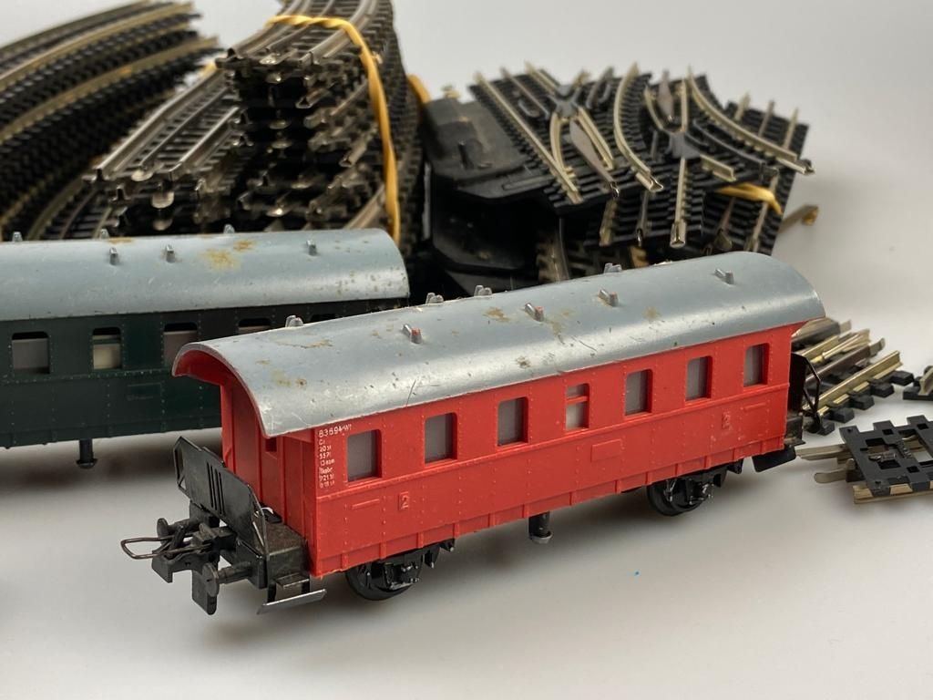 Set trenuleț vintage Trix Express, de colecție.