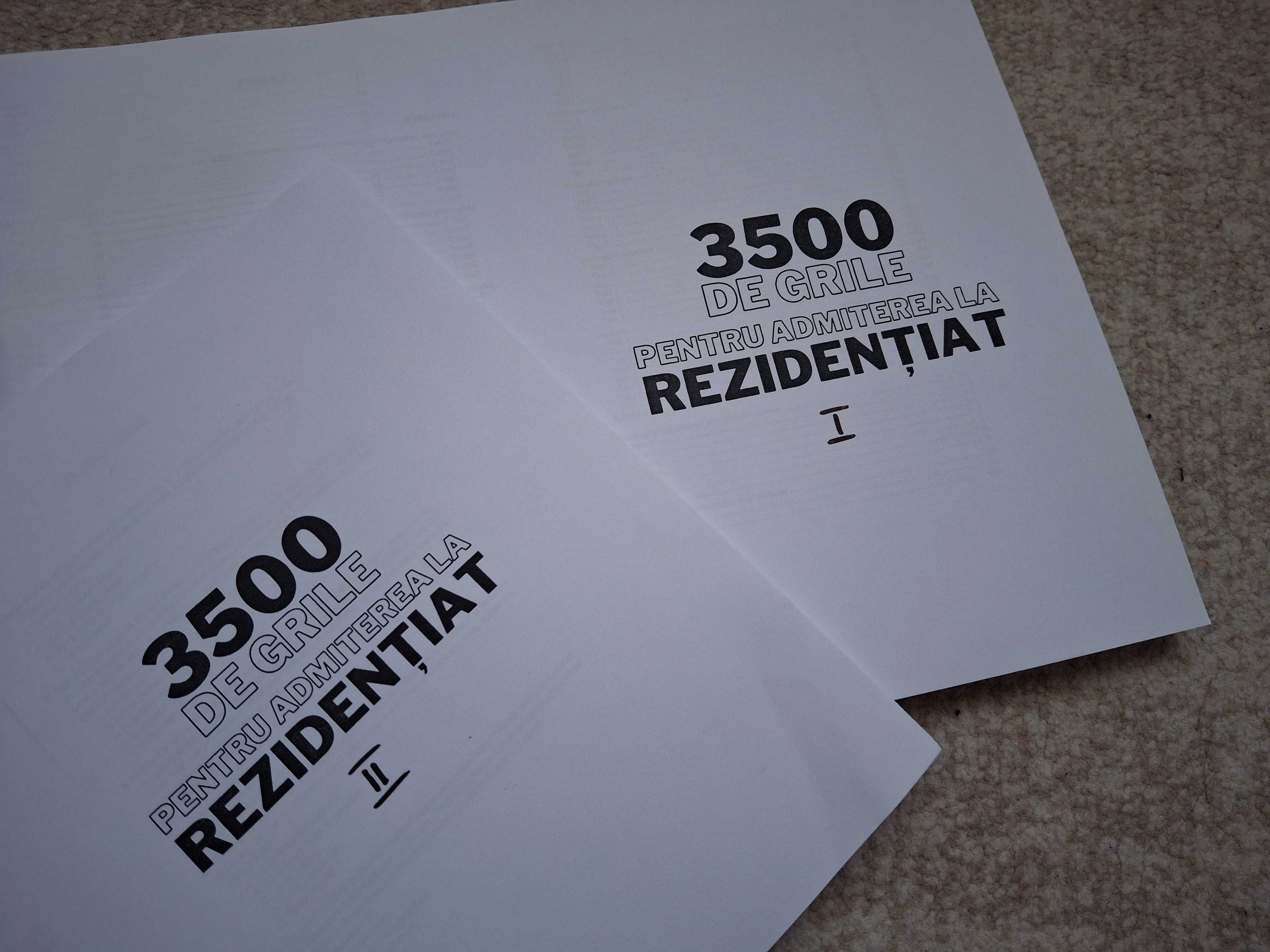Cărți cu întrebări pt examenul de Rezidențiat