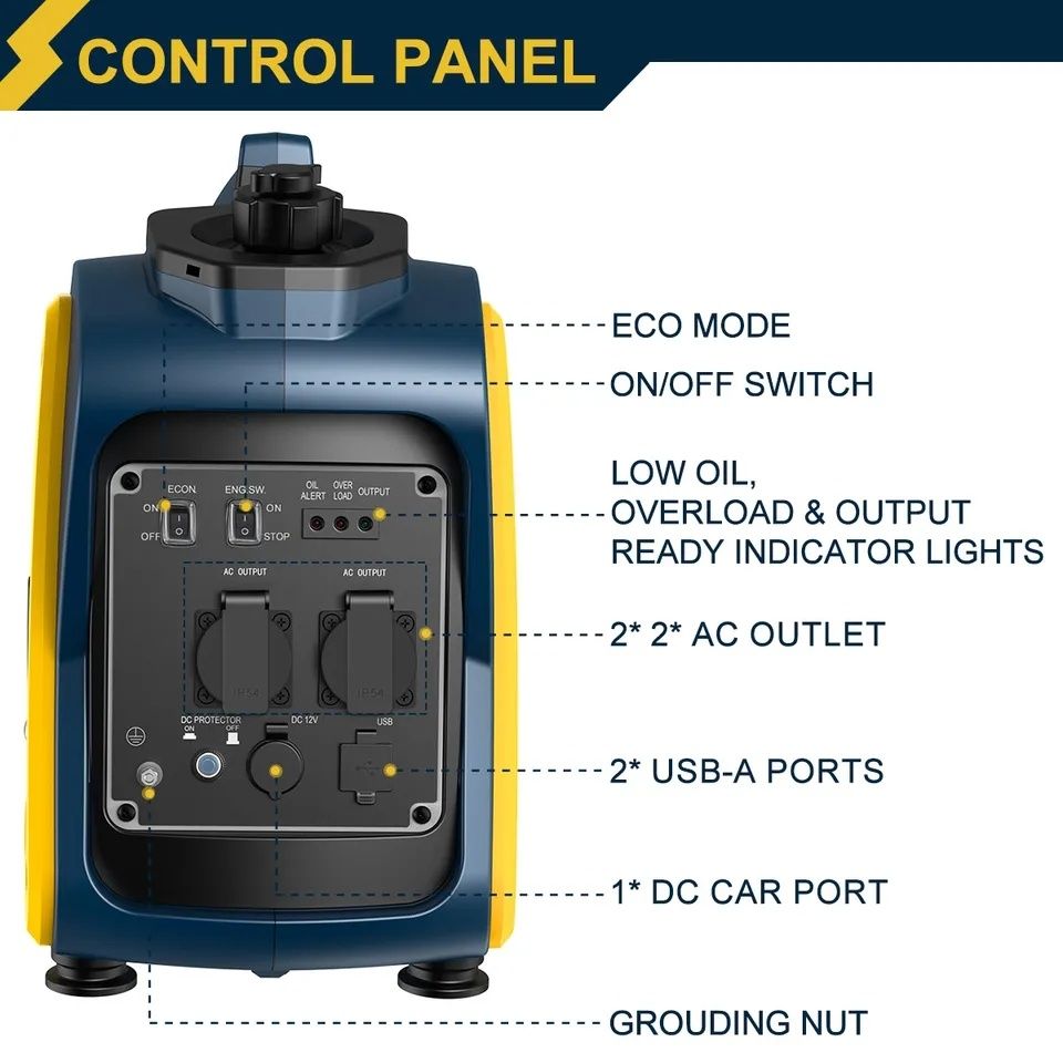 Generator inverter  2200W NOU 10ore autonomie