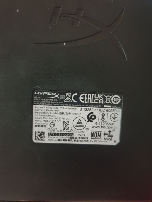 Hayper x Alloy rise 75