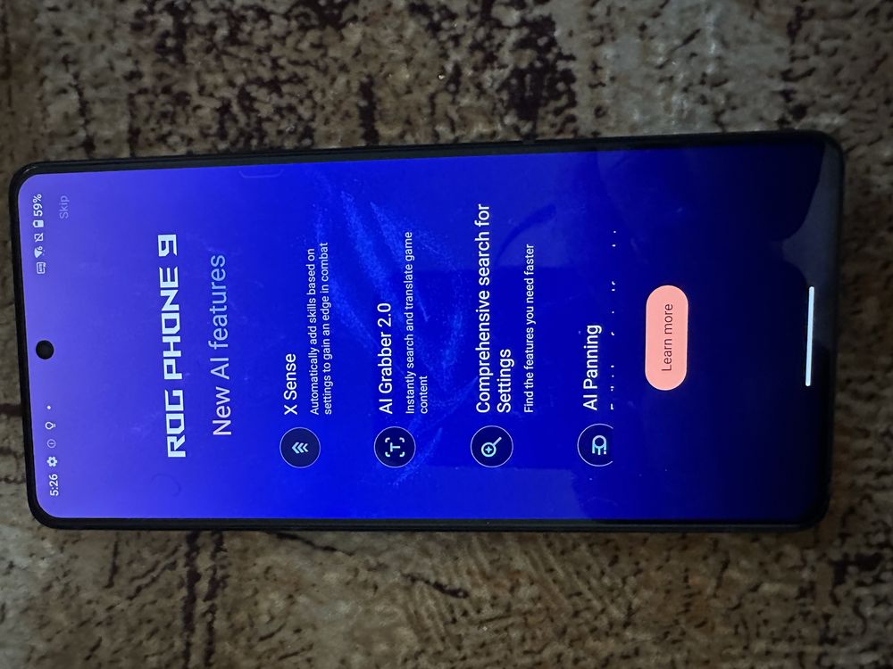 Asus Rog Phone 9 nou + AeroActive Cooler