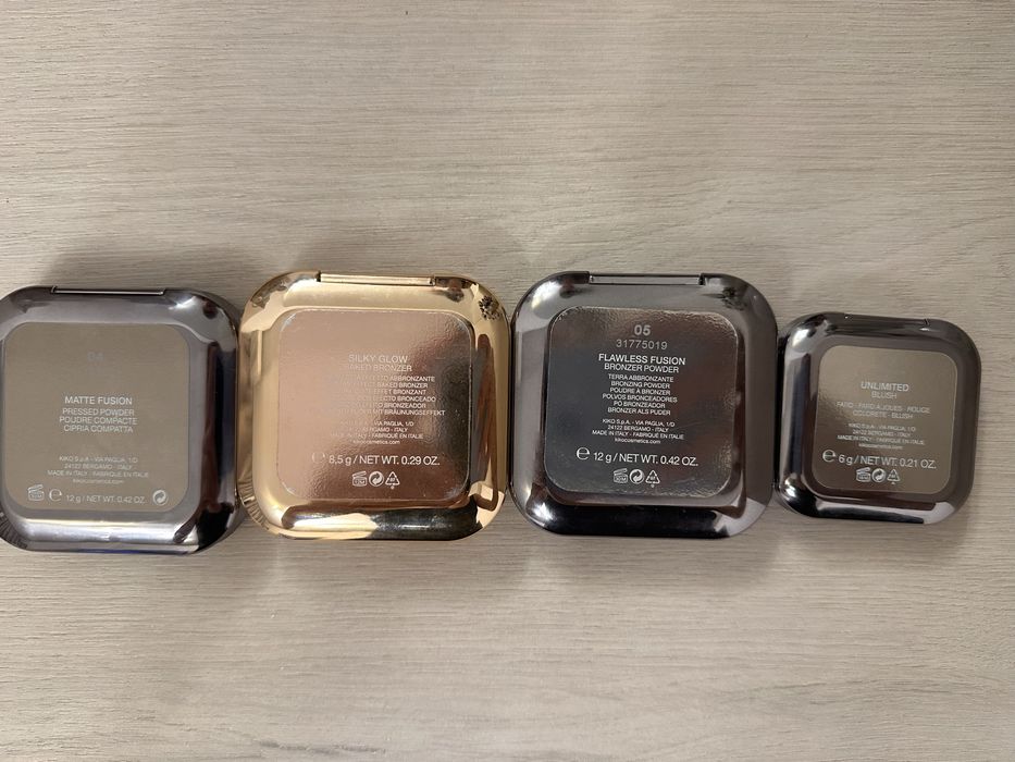 Руж Dasique, NL пудра, Кiko Milano 3d hydra гланц и пудри