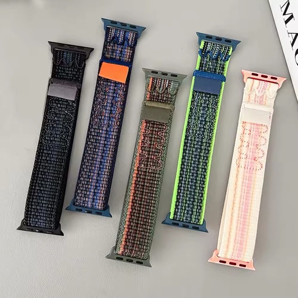 Текстилни каишки с велкро Nylon Recycled за Apple Watch