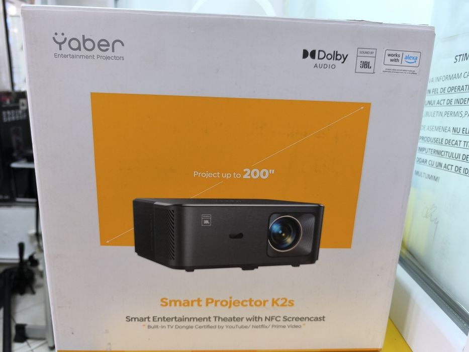 Video Smart Proiector Yaber K2 s