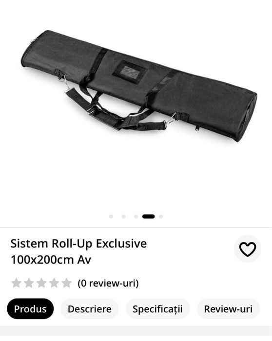 Sistem Roll-Up Exclusive 100x200cm Pro