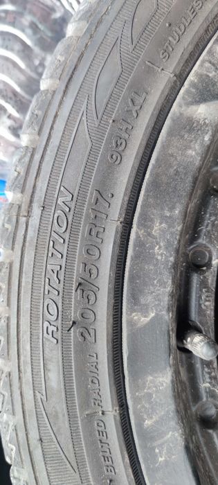 Джанти 17ц с зимни гуми