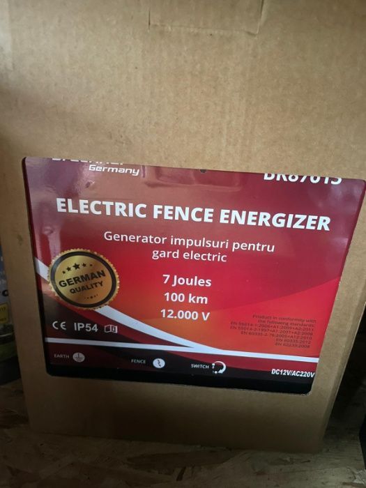 Aparat generator de impulsuri DC 12/220V, 6.5 J 100km gard electric