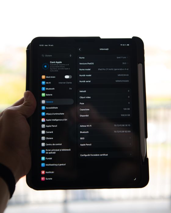 Apple Ipad Pro 11 inch M2 4th generation + Apple Pen 2 și husă
