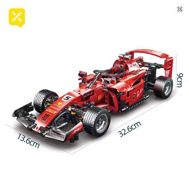 Joc constructii tip Lego technic  F1 Ferrari 455 piese TOYLINX
