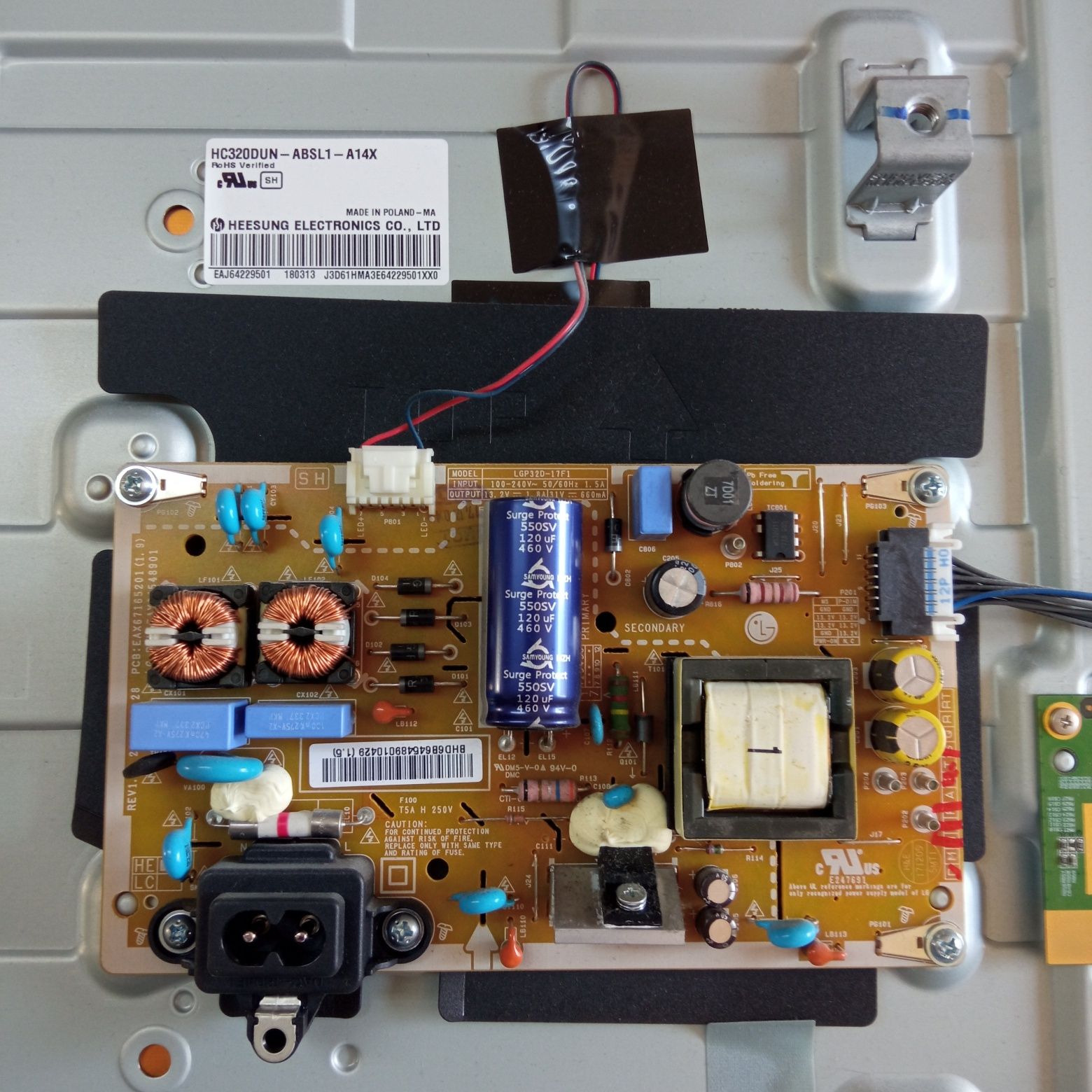 placa tv led smart lg 32lj610v,(eax67129604)(1.0).