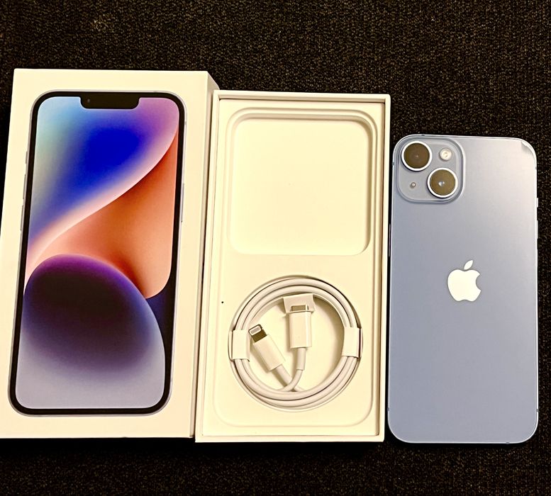 iPhone 14 Blue 128gb 86% battery health