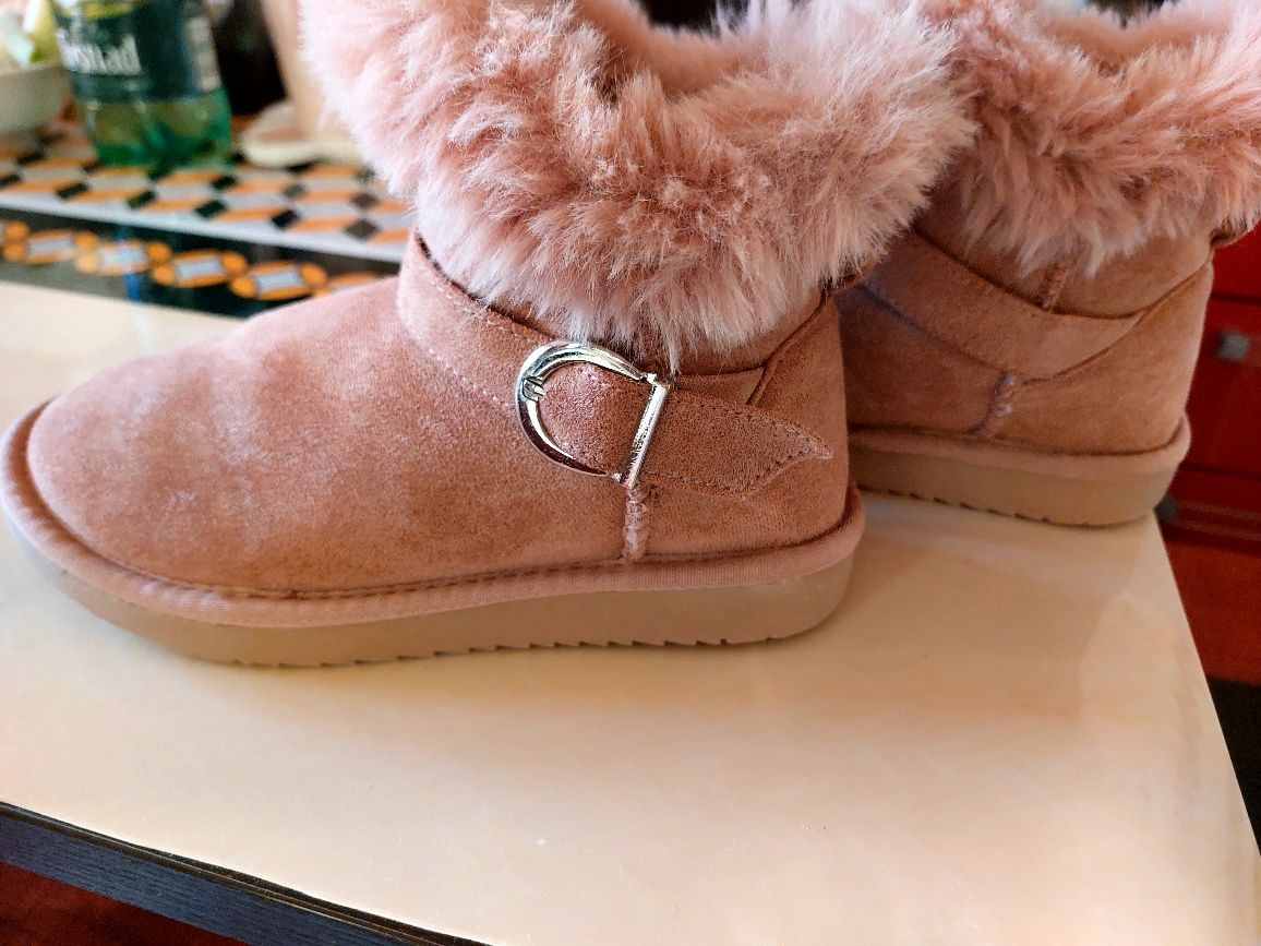 Botine fete noi  roz