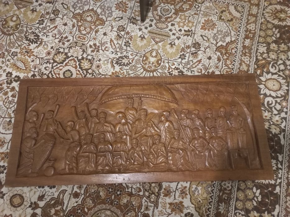 Дърворезба дървено пано
